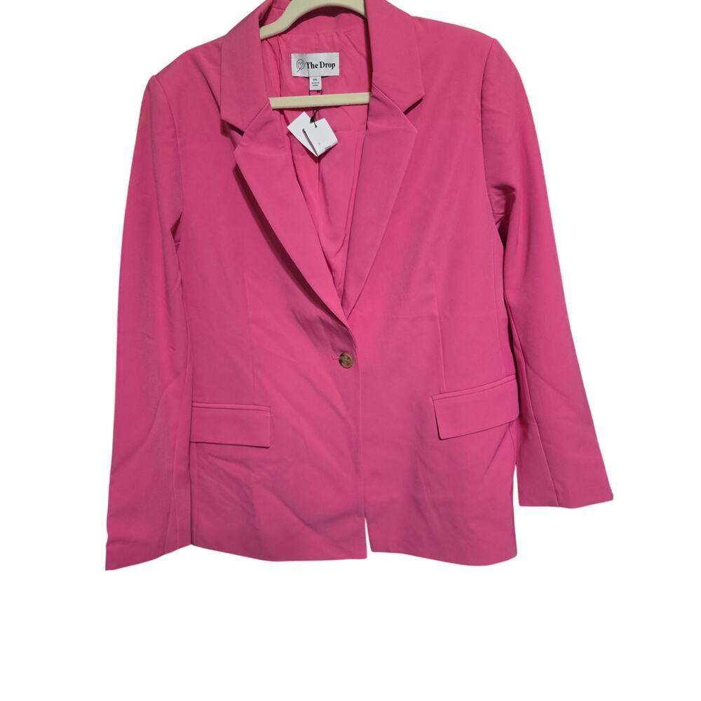 PLUS size The Drop Hot Pink Tailored Blazer XXL NWT Barbiecore Power Jacket